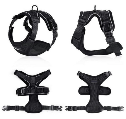 Cat Vest Harness And Car Seat Belt Adapter Adjustable Reflective Cat Harness Soft