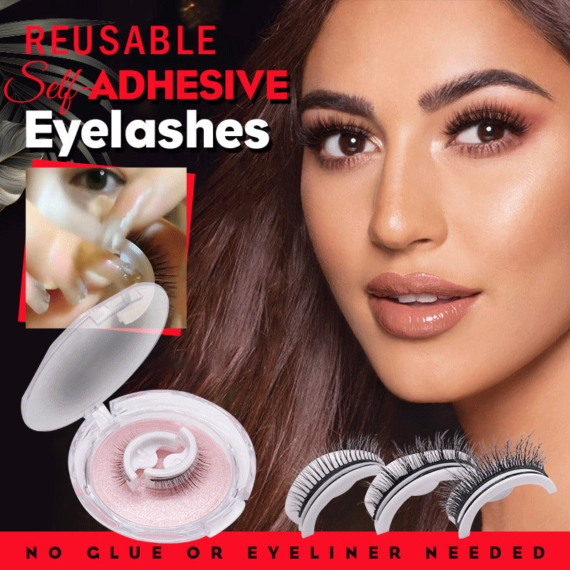 Reusable 3D silk Mink Lashes Natural False Eyelashes