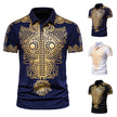 Summer Men Casual Ethnic Short Sleeved