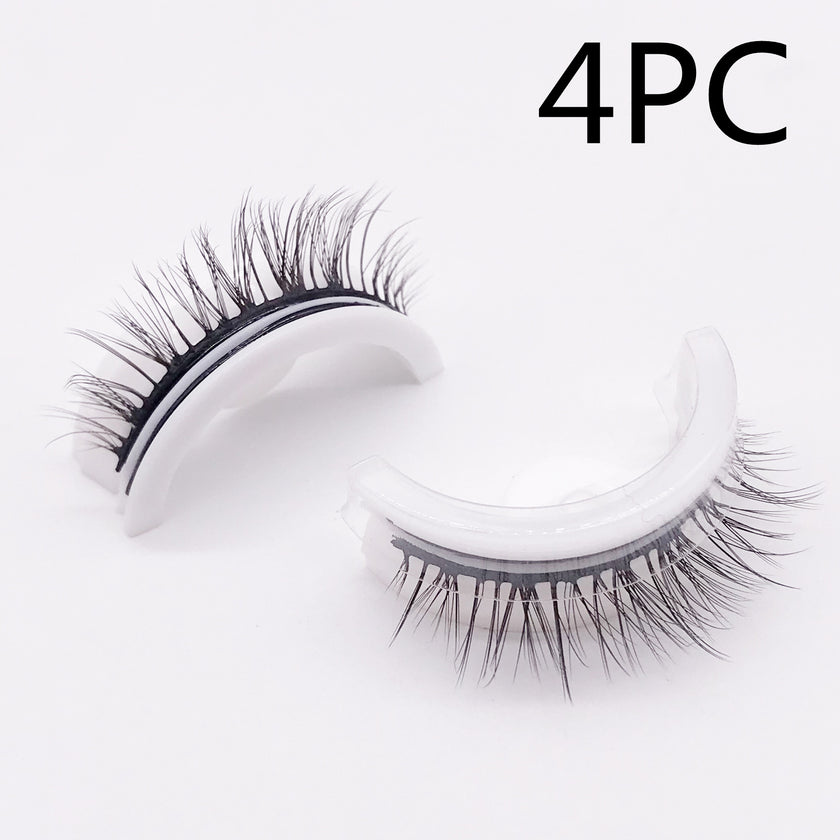 Reusable 3D silk Mink Lashes Natural False Eyelashes