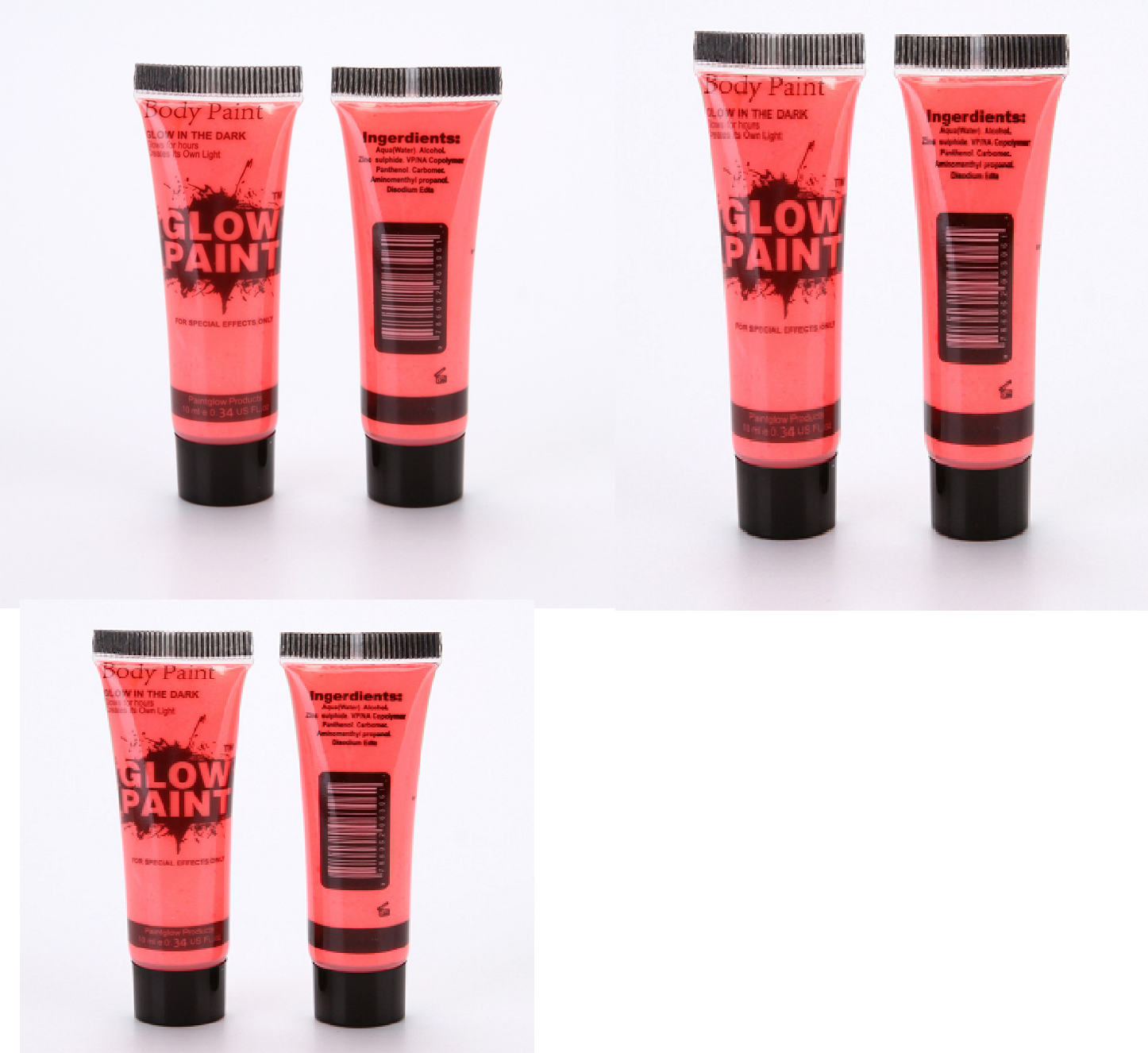 Environmentally friendly non-toxic body paint
