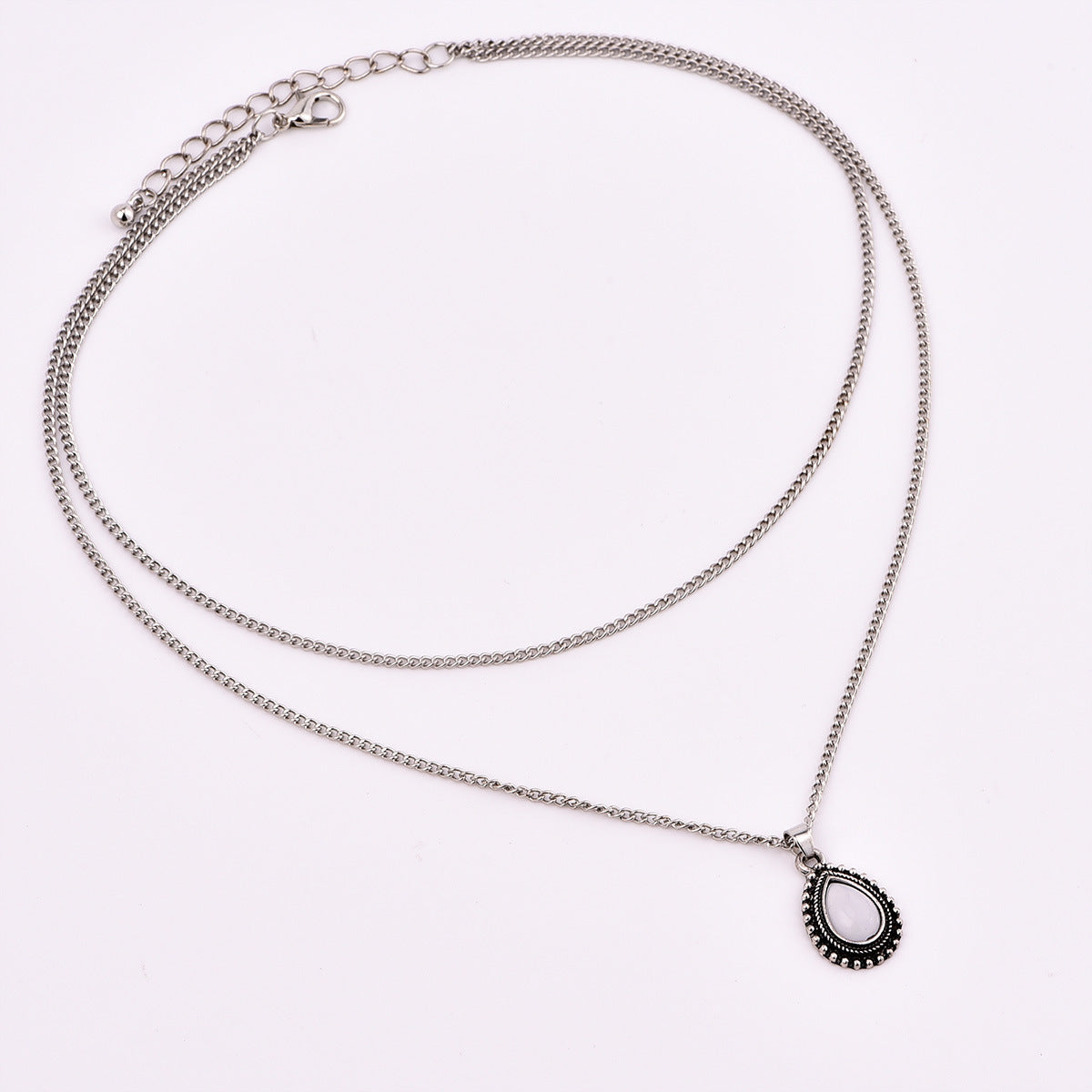 personality fashion popular water drop stone necklace hot sale jewelry