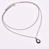 personality fashion popular water drop stone necklace hot sale jewelry