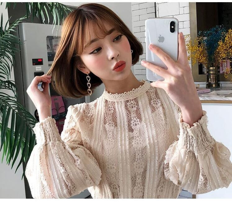 Tassel pearl earrings