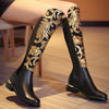 Knight boots cowhide leather boots