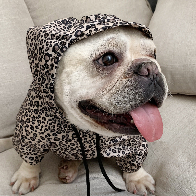 Leopard pet clothing