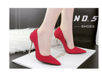 Women's fashion pointed high heels nightclub shoes