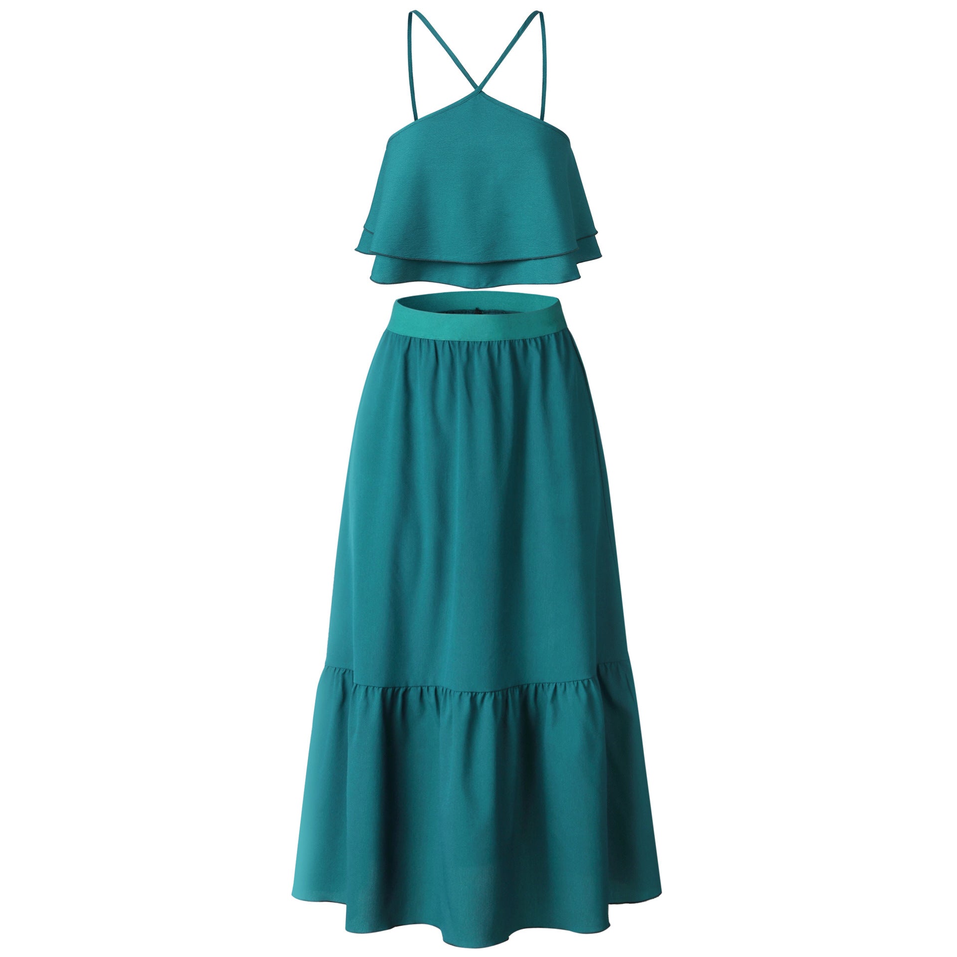 Women's chest strapless strapless two pieces