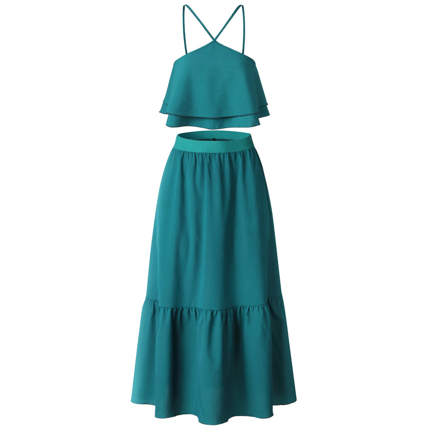 Women's chest strapless strapless two pieces