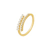 Pearl ring fashion color retention index finger ring