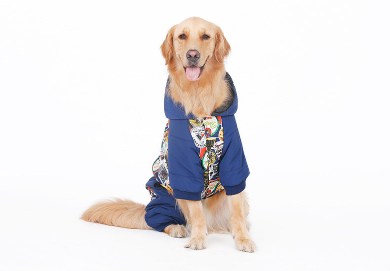 Dog casual printed clothes