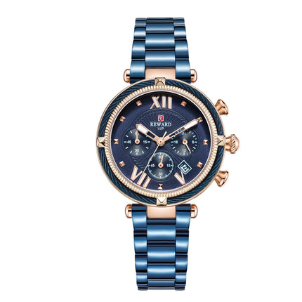 REWARD six-pin waterproof quartz watch