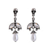 Retro Gothic Pearl Stud Earrings Female Personality European and American Fashion Influx Earrings