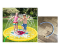 Children's lawn water spray game mat