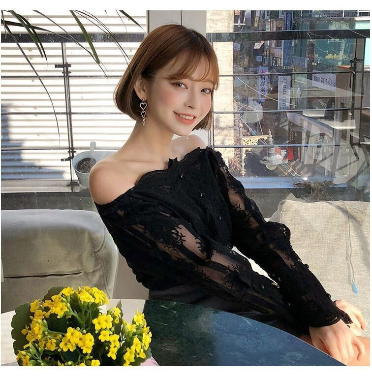 Tassel pearl earrings