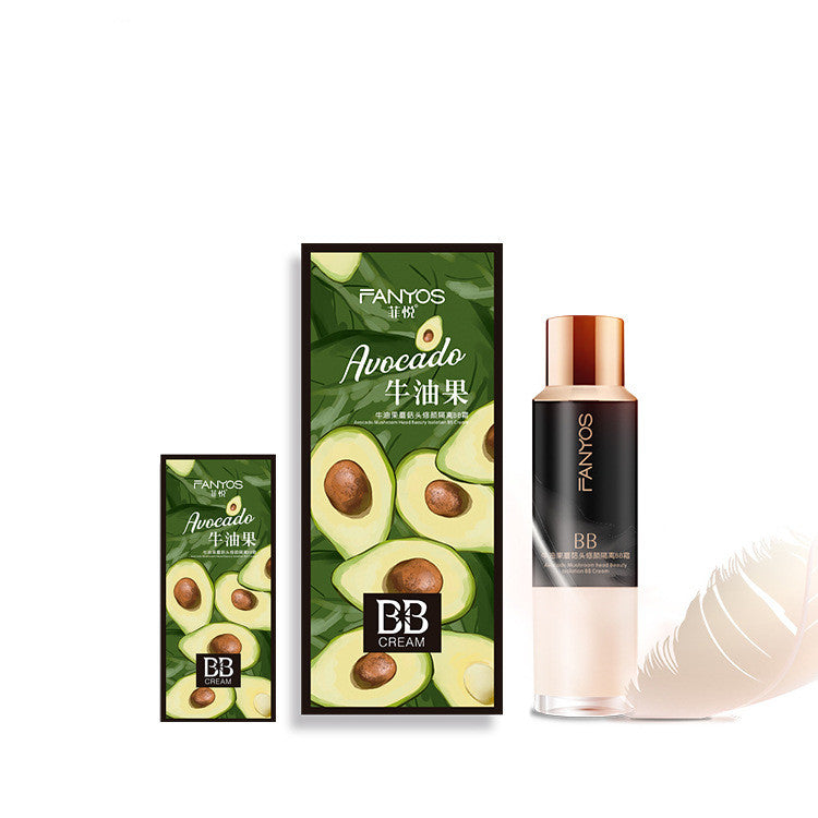 Avocado BB cream mushroom head air cushion isolation cream concealer CC Foundation liquid factory OEM cosmetics