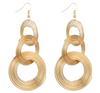 Fashion temperament tassel earrings