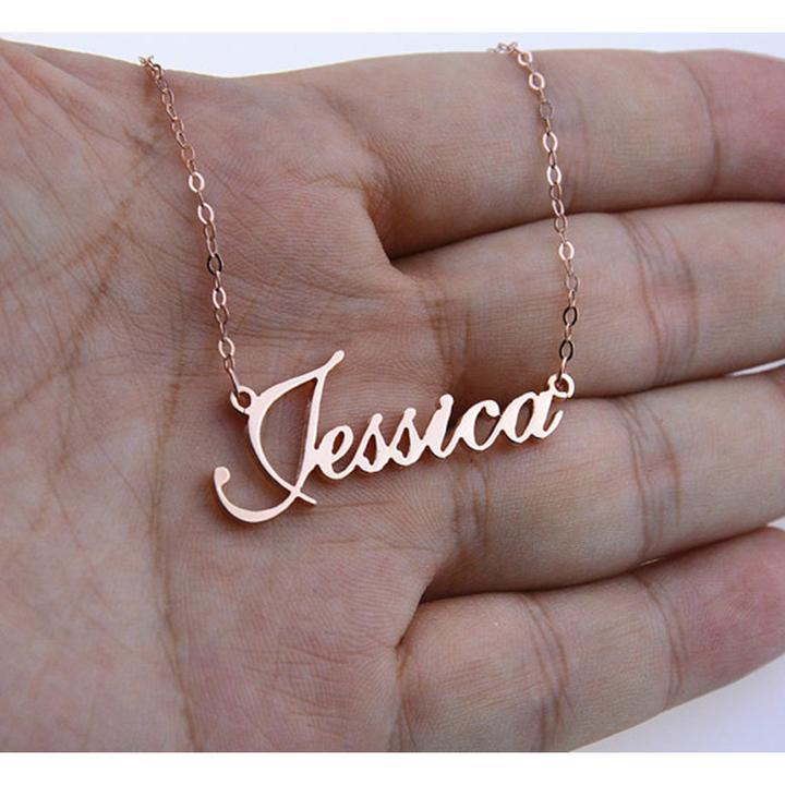 English alphabet necklace
