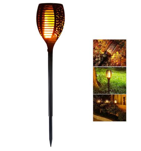 Alpcamers Solar Flame Flickering Garden Led Light