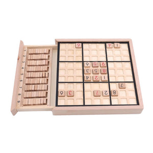 Children Sudoku Chess Beech International Checkers Folding Game Table Toy Gift Learning & Education Puzzle Toy