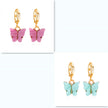 Women's Fashion Colorful Acrylic Butterfly Earrings
