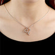 Love Rose Necklace with Diamonds