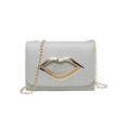 Lip phone bag messenger chain pouch