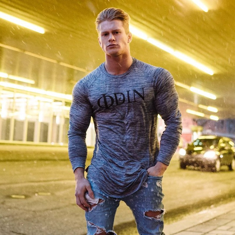 round neck bottoming shirt workout clothes