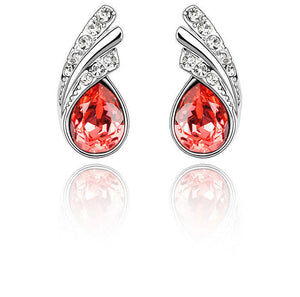 Crystal element earrings