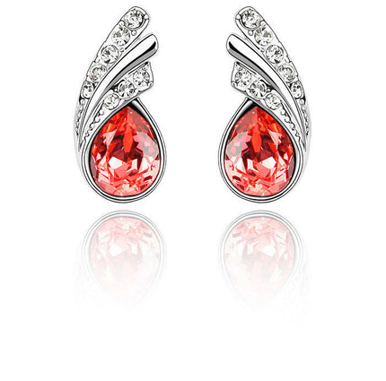 Crystal element earrings