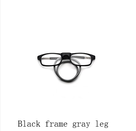Portable Magnetic Absorption Hang Neck Reading Glasses Men Magnet Reading Glasses Women Diopter Glasses