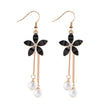 Women's Long Petal Earrings
