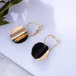 Diamond circle matte earrings earrings Japan and South Korea simple charm full diamond fashion wild earrings