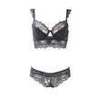 Women Bra Set Ultra-thin Red Black Lace Bras Underwear