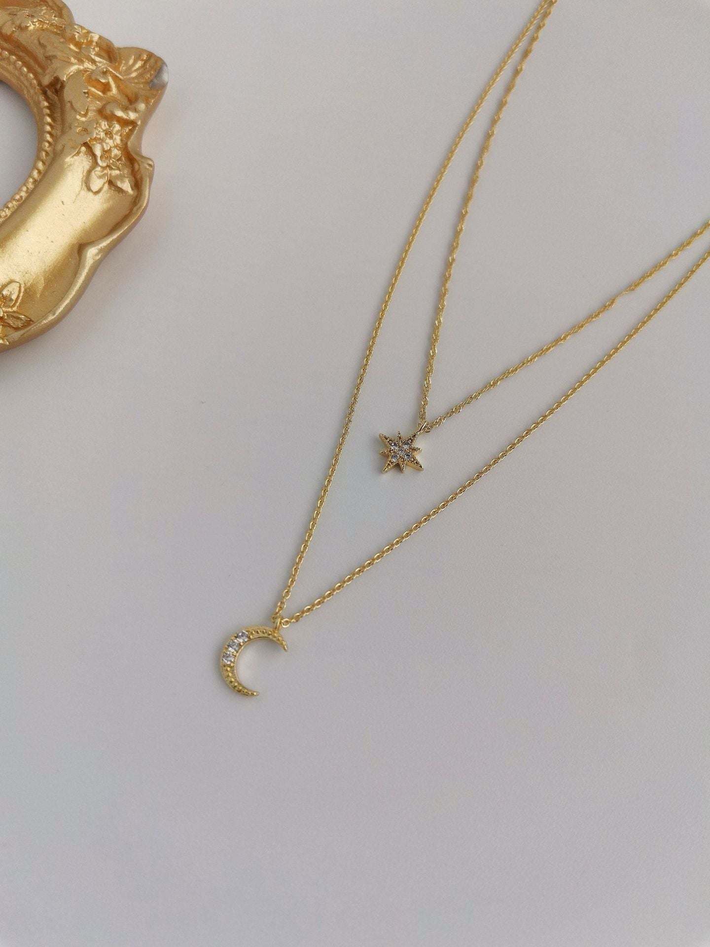 Zircon Double Necklace