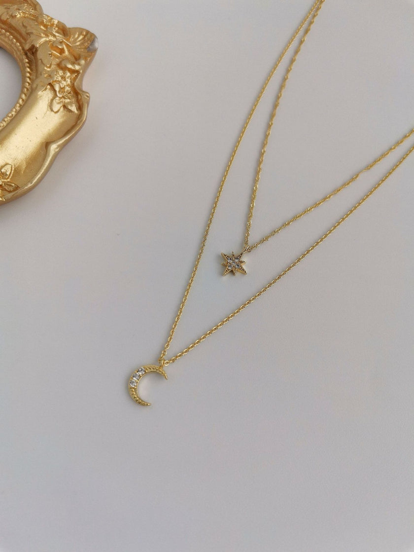 Zircon Double Necklace