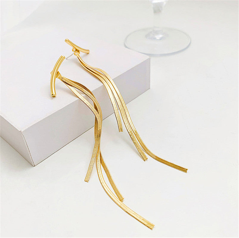 Ladies Smiley Tassel Earrings