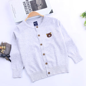 Classic Explosion Boys Knit Cardigan Thin Kids Jacket