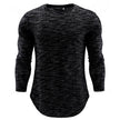 New Round Neck Slim Long-sleeved Men's T-shirt