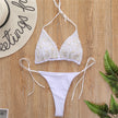 Halter Mini Bikini Female Swimsuit Women Swimwear Two-pieces
