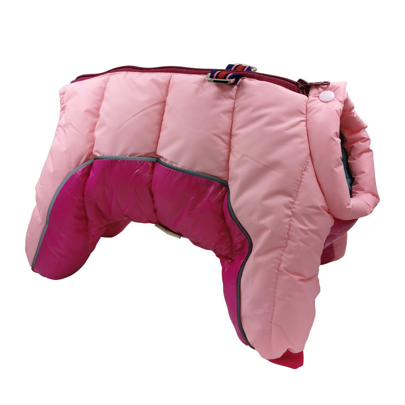 Dog camouflage cotton coat