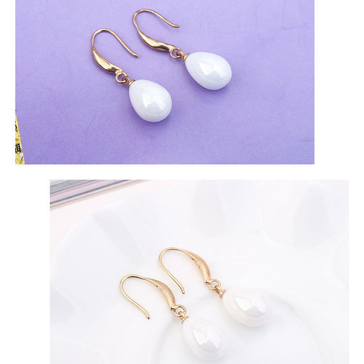 Pearl elegant drop earrings