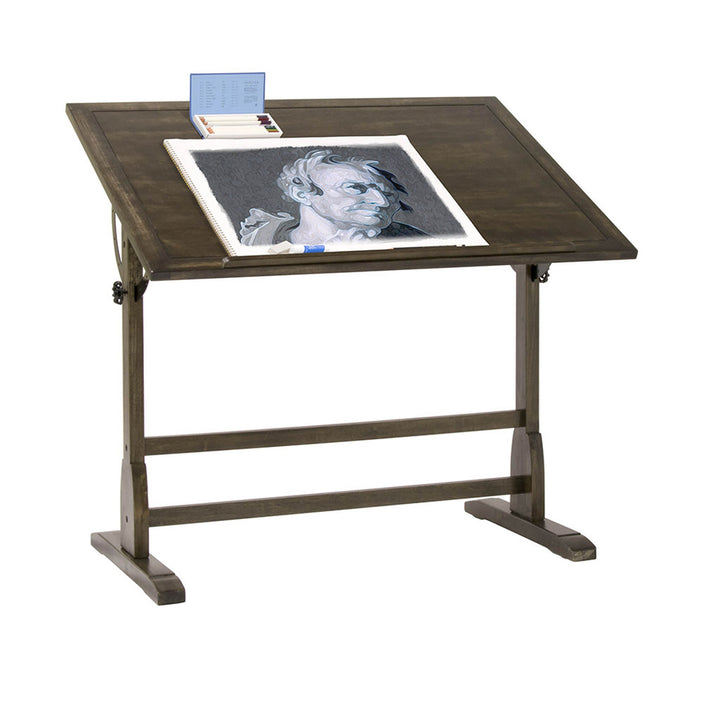 SD Studio Designs Vintage Wood Drafting Table with 42