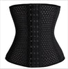 Women Hollow Tibial Belt Body-sculpting Hollow-out Round-hole Breathable Rubber Corset Post-natal Tummy Tucking Exercise Belt