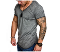 Alpscommerce short-sleeved round neck bottoming T-shirt men's shirt