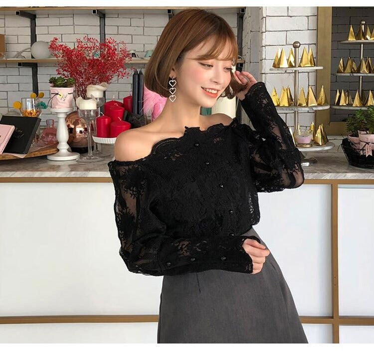 Tassel pearl earrings