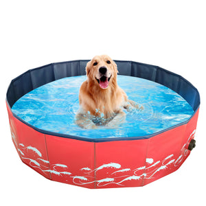 Foldable Dog Pool Pet Bath Swimming Tub Bathtub Outdoor Indoor Collapsible Bathing Pool For Dogs Cats Kids Pool