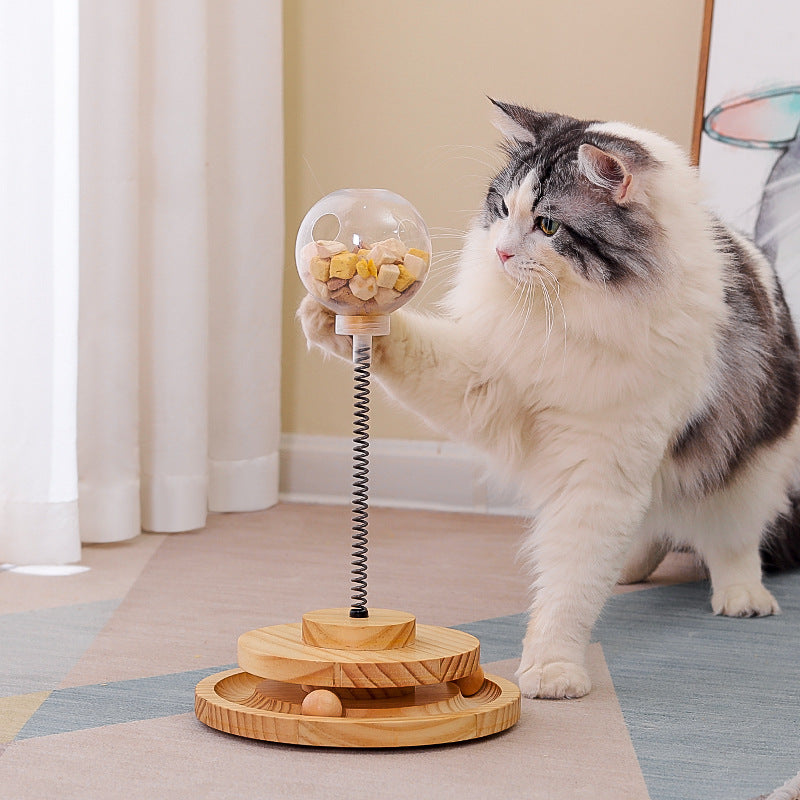 Cat Treats  Toy Cat Nips Spring Toy Cat Small Dog Slow Feeder Treat Dispenser Pet Toys