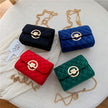 Velvet Mini Crossbody Bags For Women