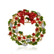 Bow tie wreath brooch